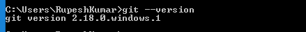 git version check
