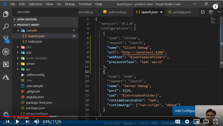 Debugging Angular App in Visual Studio Code (VSCode) - Demo - Rupesh Tiwari  - Founder of Fullstack Master
