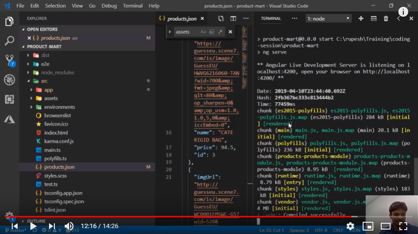 Creating Angular Service And Showing Products From Json File Demo Rupesh Tiwari Founder Of 9792