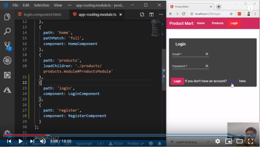 Creating Registration Component In Angular App Demo Rupesh Tiwari Founder Of Fullstack Master 1871