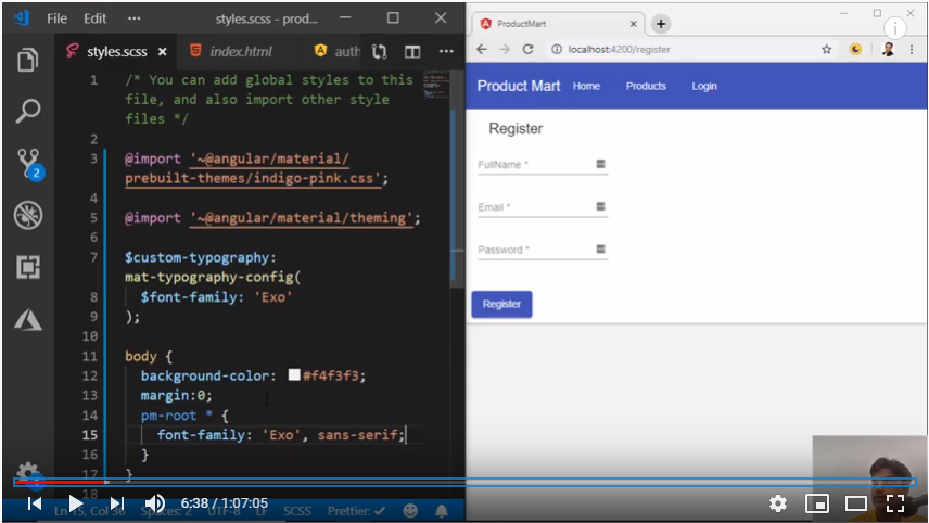 Adding Registration And Logout Feature In Angular App Demo Rupesh Tiwari Founder Of 5611